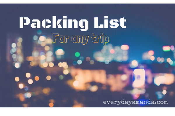 Looking for a packing list for summer travel or a family trip? Check this one out and get a free printable too!
